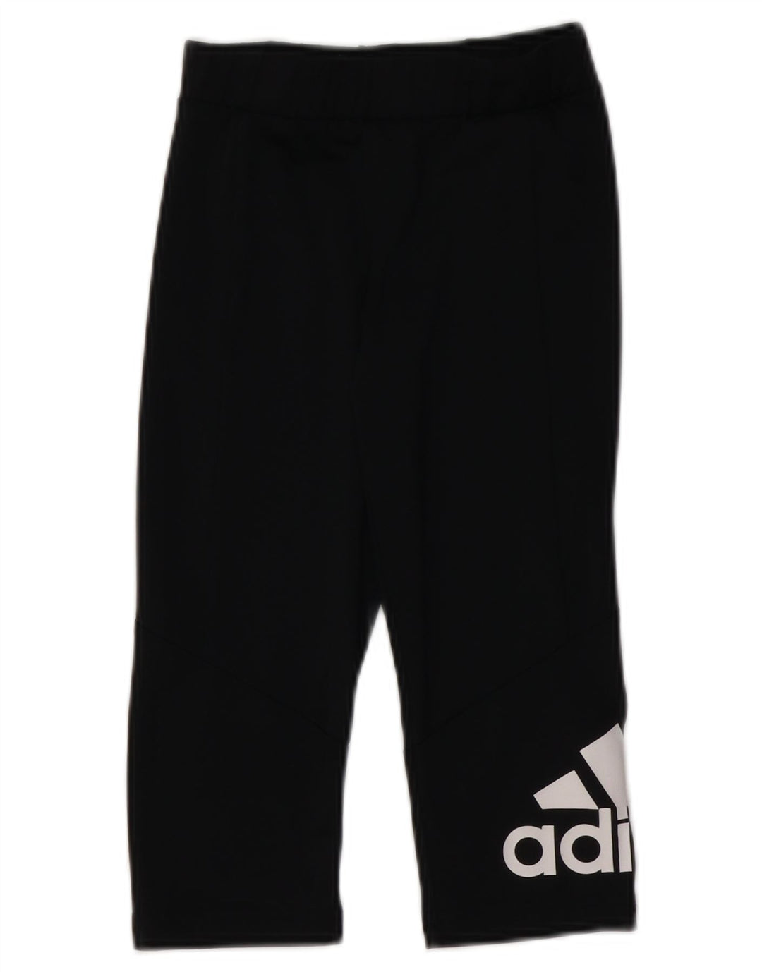 ADIDAS Aeroready Grafik-Leggings für Mädchen, 9–10 Jahre, schwarzes Polyester