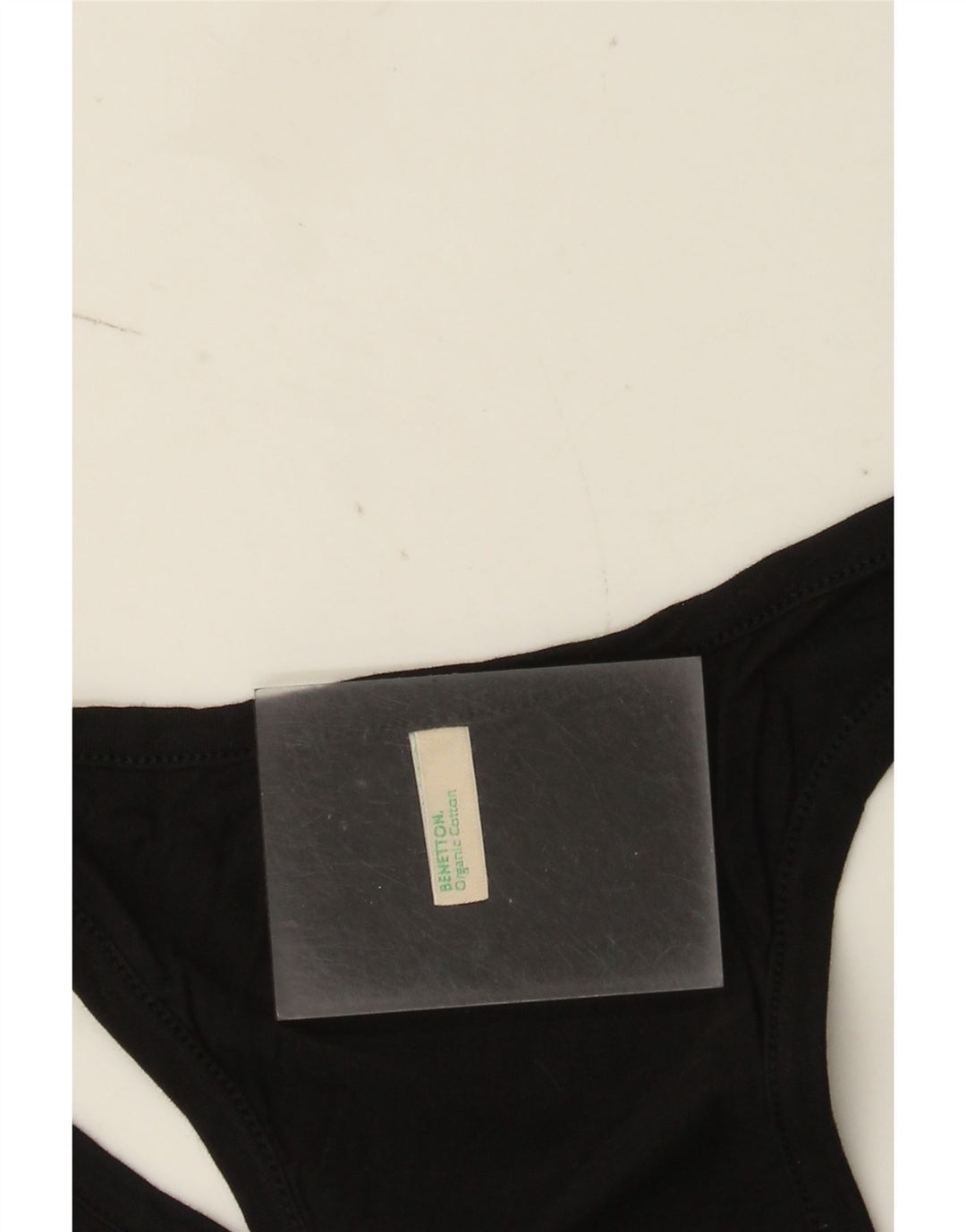 Benetton Damen Weste Top UK 12 Medium Schwarz