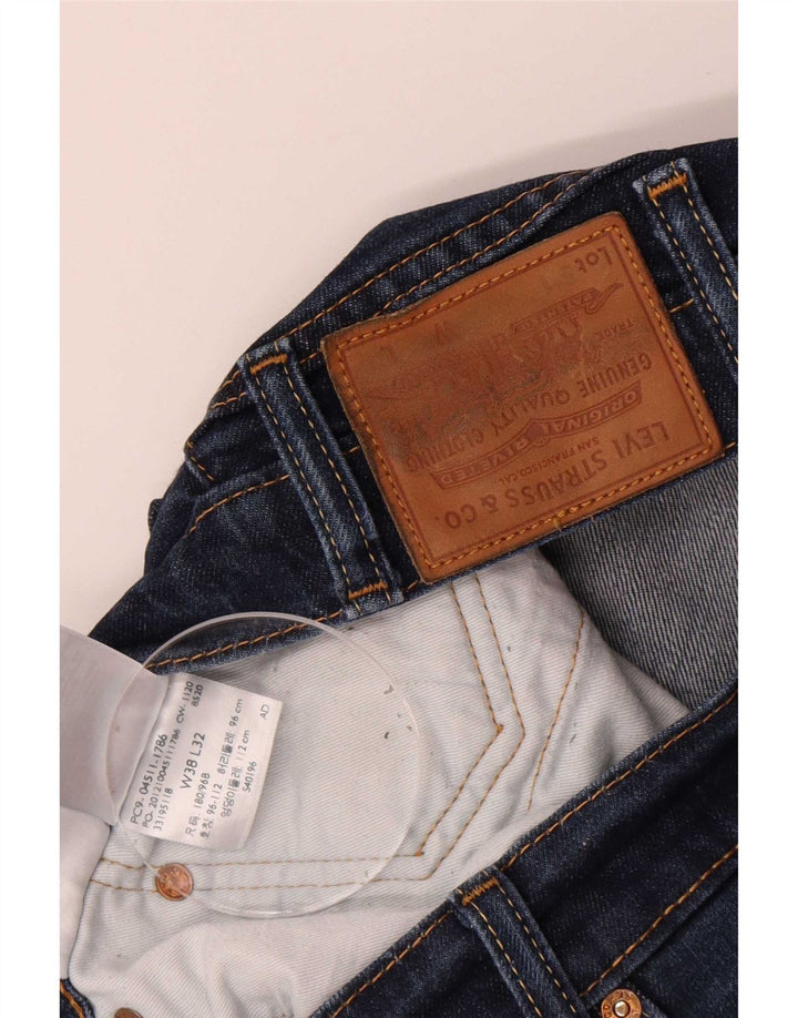 Levi's Herren 511 Slim Jeans W38 L32 Blaue Baumwolle