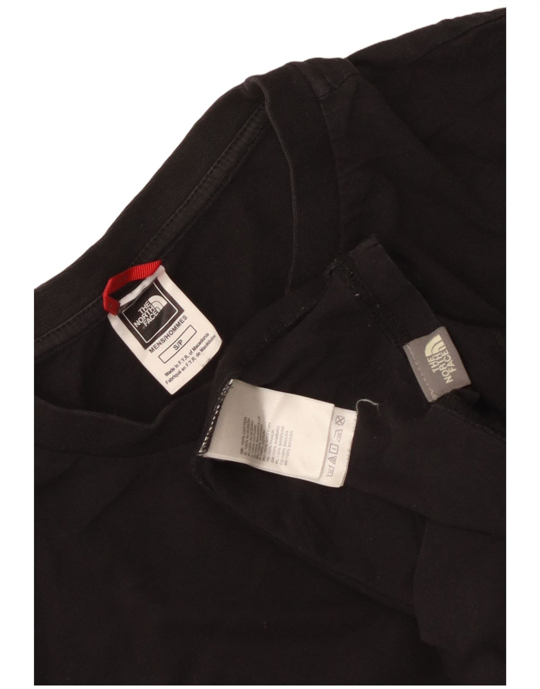 The North Face Herren T-Shirt Top Small Schwarz Baumwolle