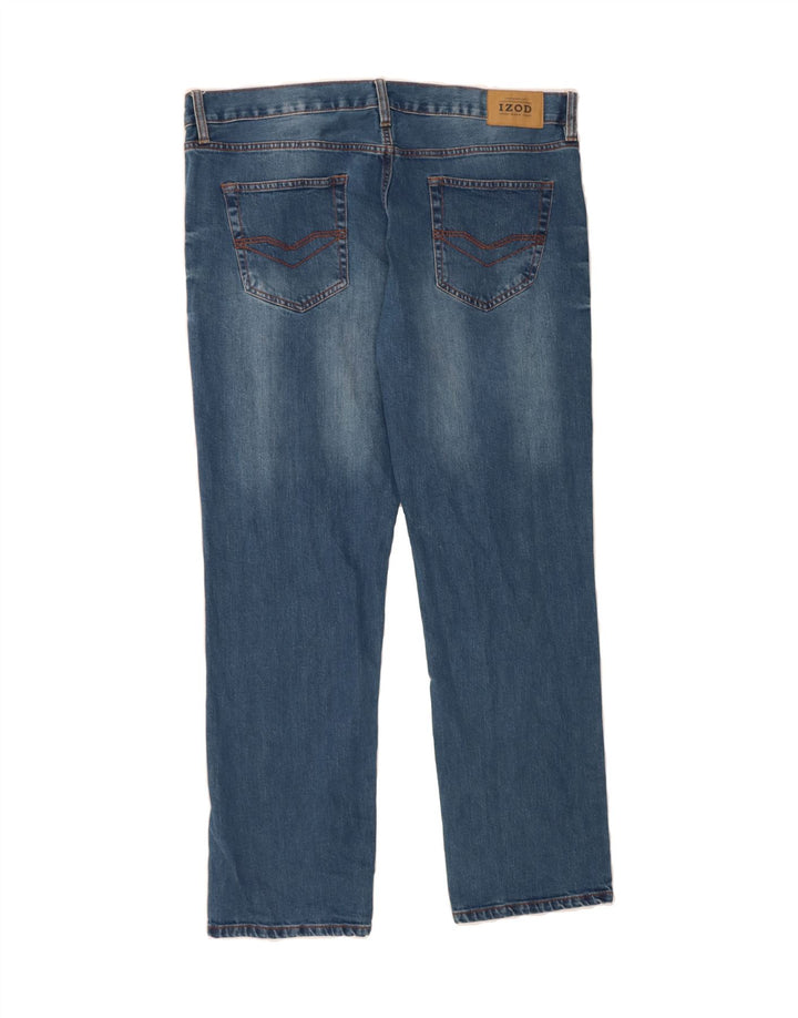 IZOD Mens Straight Jeans W38 L32 Blue Cotton Vintage Izod and Second-Hand Izod from Messina Hembry 