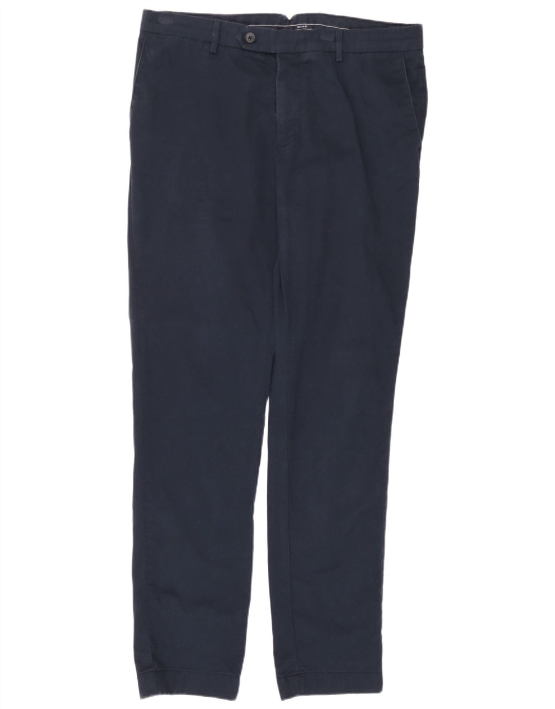Hackett Slim Chino-Hose für Herren, W34, L31, marineblaue Baumwolle