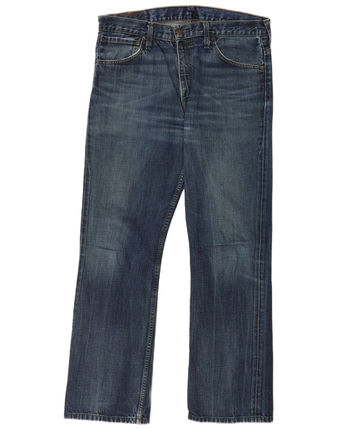 Levi's Herren 507 Bootcut Jeans W34 L34 Blaue Baumwolle