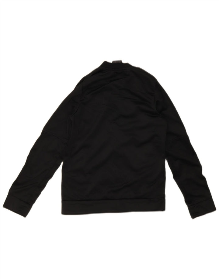 Adidas Jungen Trainingsanzug Top Jacke 9-10 Jahre Schwarz Polyester Sport