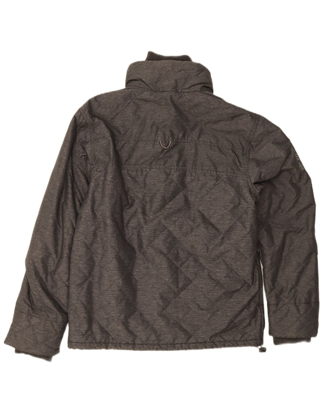 Superdry Damen Windcheater Windjacke UK 18 XL Graues Nylon