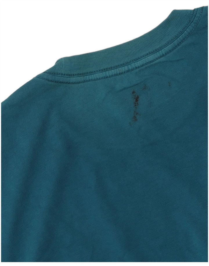 VANS Herren-T-Shirt mit klassischer Passform, Grafik, Größe S, Blau, Baumwolle