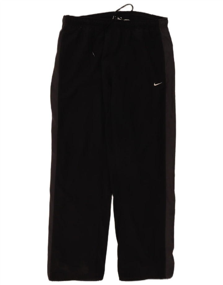 Nike Herren-Trainingshose XL, schwarzes Colourblock-Polyester
