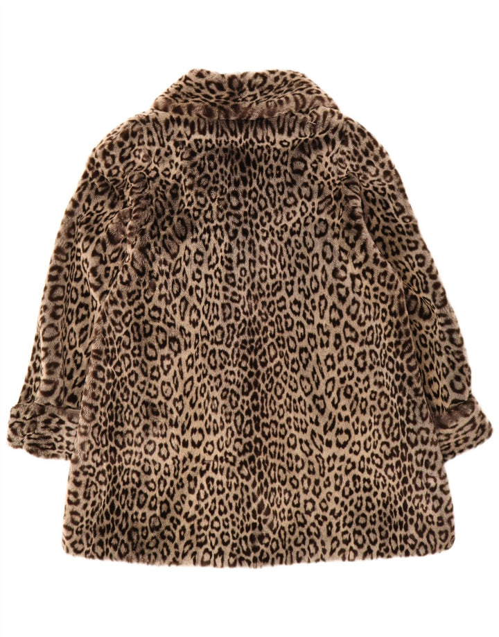 C&A Womens YOUR SIXTH SENSE Mantel IT 44 Mittelbrauner Animal-Print