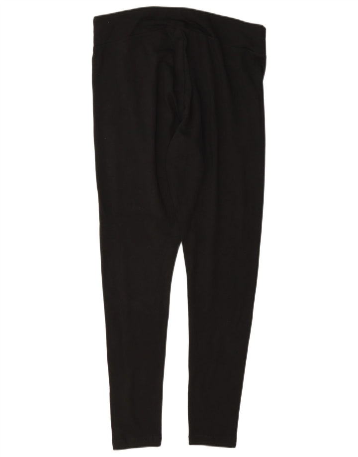 Puma Damen Crop Leggings UK 12 Medium Schwarz