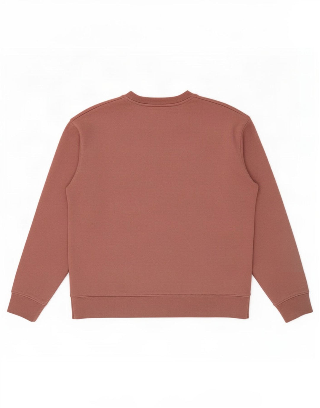 Zara Damen Sweatshirt-Pullover UK 14 Mittelbraune Baumwolle