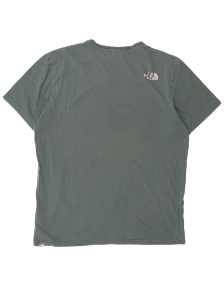 THE NORTH FACE Herren T-Shirt Top Large Grün Baumwolle