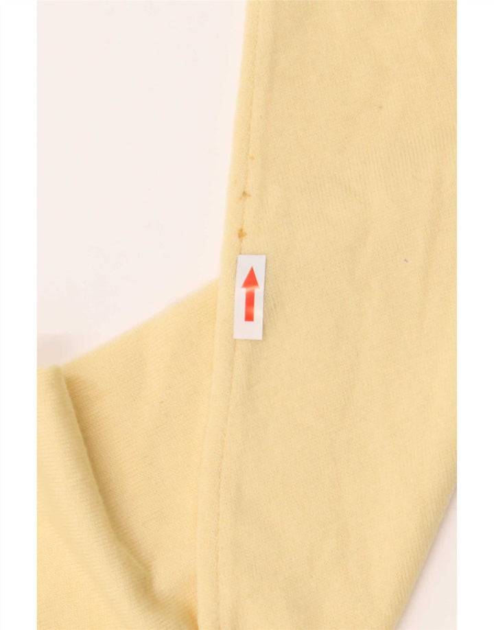 Ragno Herren-Pullover mit V-Ausschnitt, UK 40, mittelgelbe Wolle