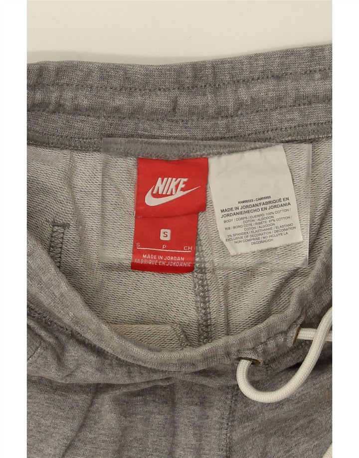 NIKE Mens Graphic Sport Shorts Small Grey Cotton Vintage Nike and Second-Hand Nike from Messina Hembry 