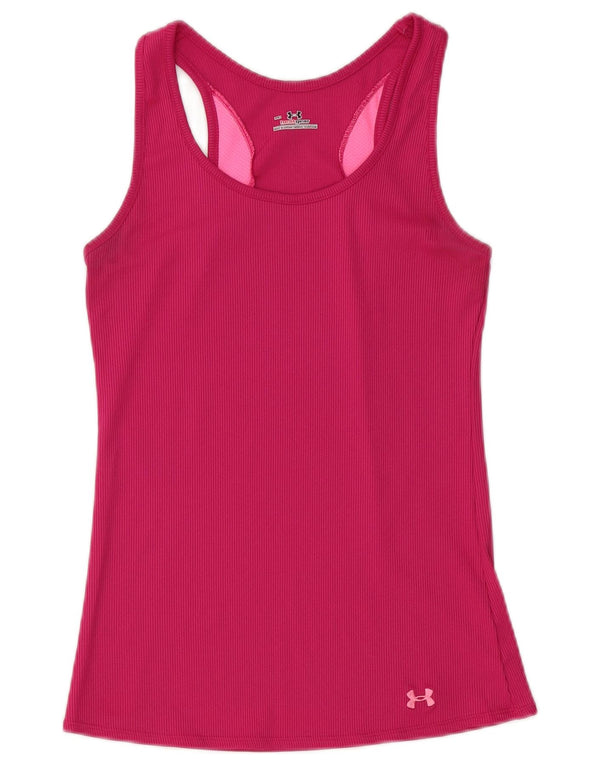 Nike Damen Heat Gear Weste Top UK 12 Mittelrosa