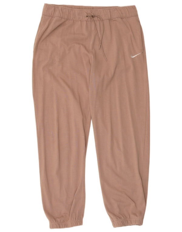 Nike Damen-Trainingshose, Jogginghose, UK 16, Größe L, Rosa, Baumwolle