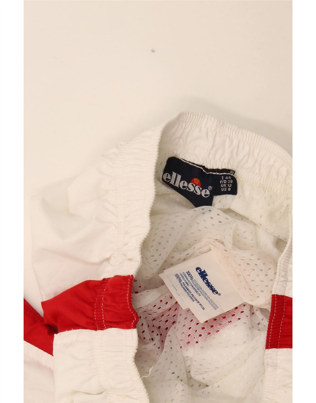 Ellesse Damen-Trainingshose, Jogginghose, UK 12, Mittelweiß, Farbblock