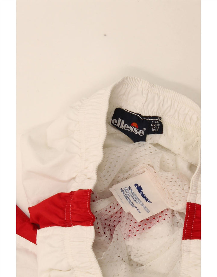 Ellesse Damen-Trainingshose, Jogginghose, UK 12, Mittelweiß, Farbblock