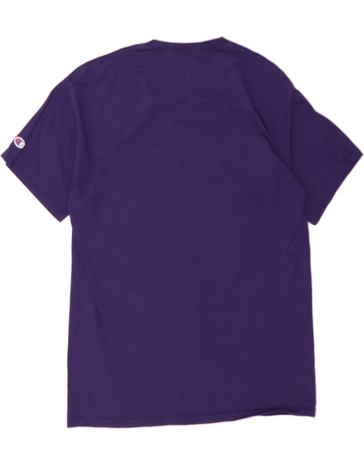 CHAMPION Mens Graphic T-Shirt Top Large Purple Cotton Vintage Champion and Second-Hand Champion from Messina Hembry 
