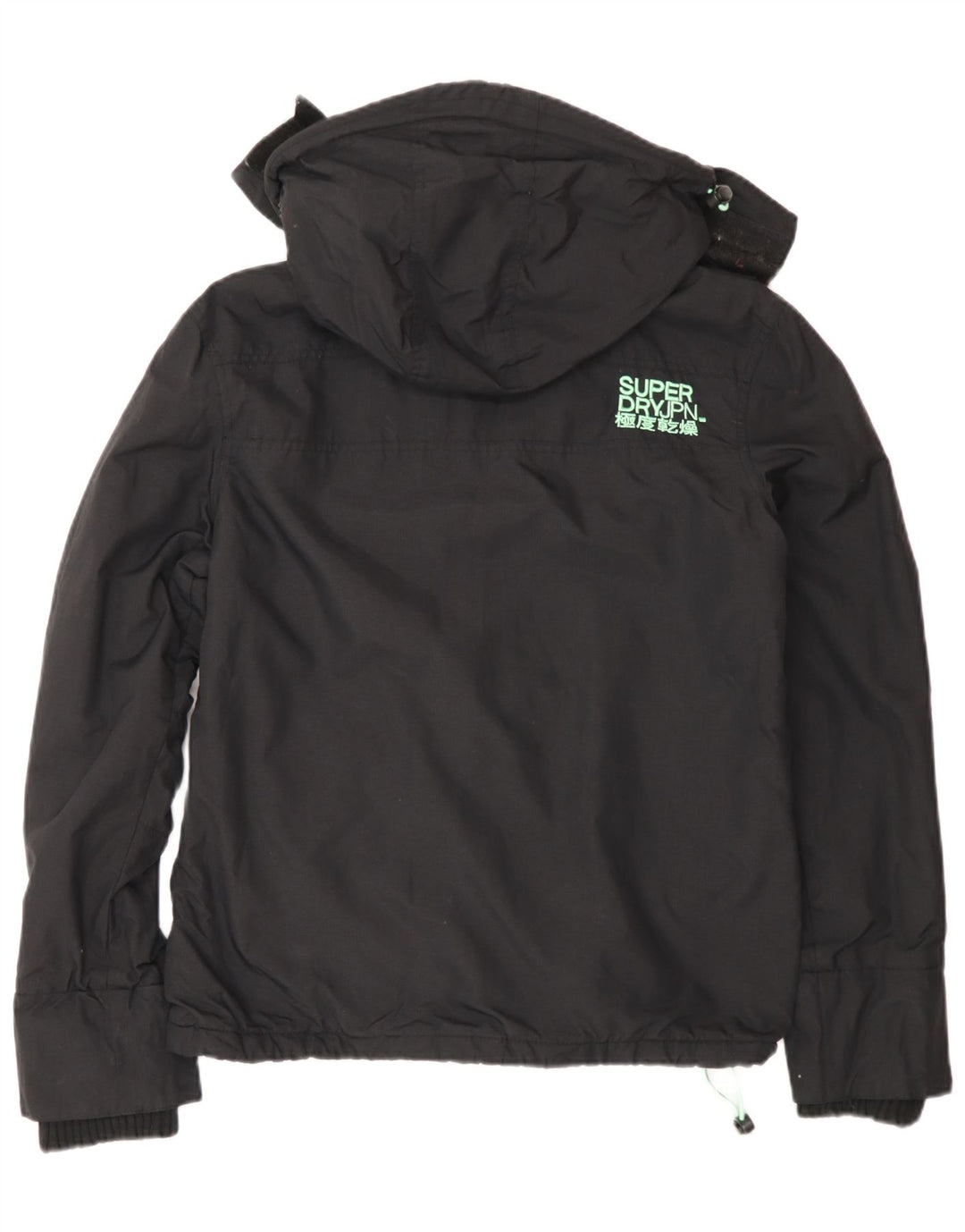 Superdry Damen The Windcheater Windjacke UK 14 Medium Schwarz