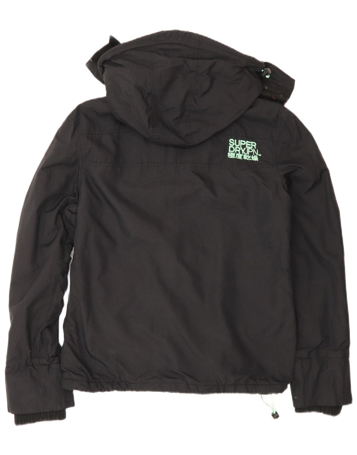 Superdry Damen The Windcheater Windjacke UK 14 Medium Schwarz