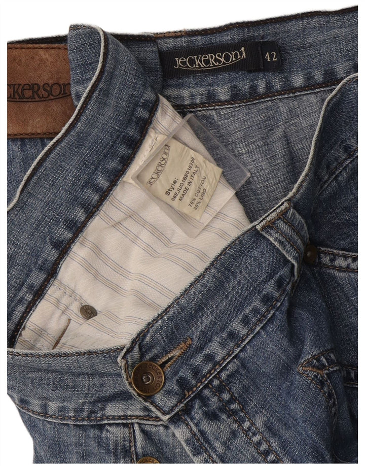 Jeckerson Herren Jeansshorts W42 2XL Blaue Baumwolle