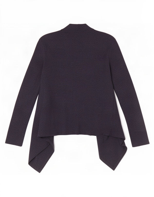 Marks & Spencer Langarm-Blusenoberteil für Damen, Größe S, Marineblau, Gingham