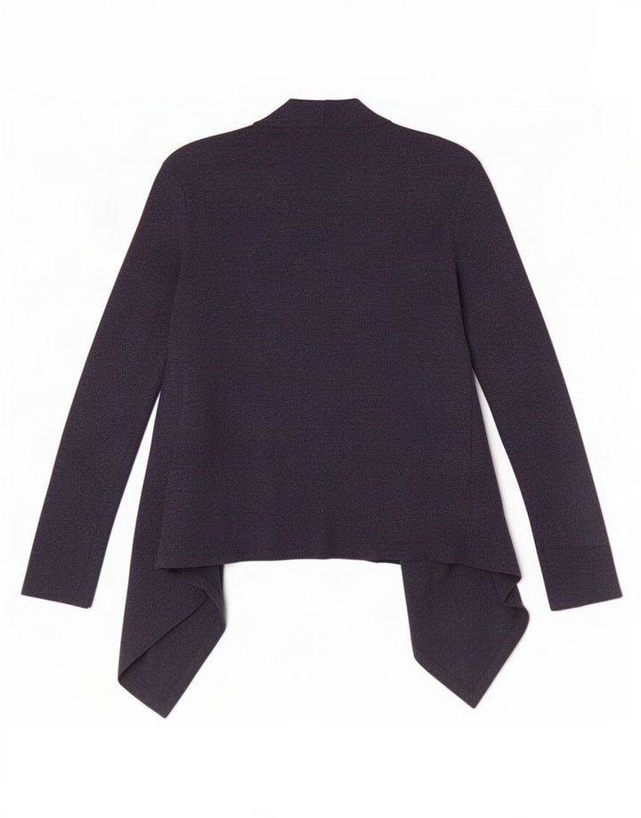 Marks & Spencer Langarm-Blusenoberteil für Damen, Größe S, Marineblau, Gingham