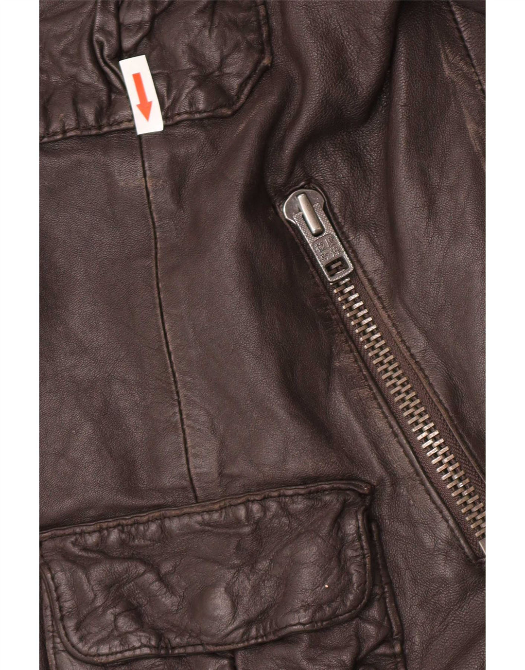 Superdry Herren Militärlederjacke UK 42 XL Braun