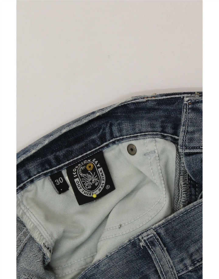 Scorpion Bay Herren-Jeansshorts, W30, mittelblaue Baumwolle