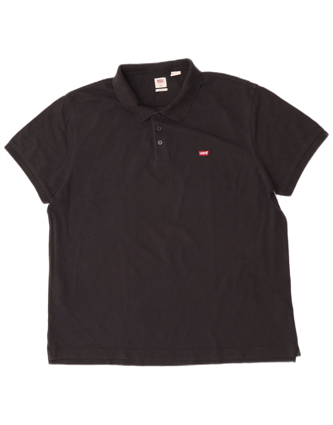 Levi's Herren Standard Poloshirt 2XL Schwarz Baumwolle