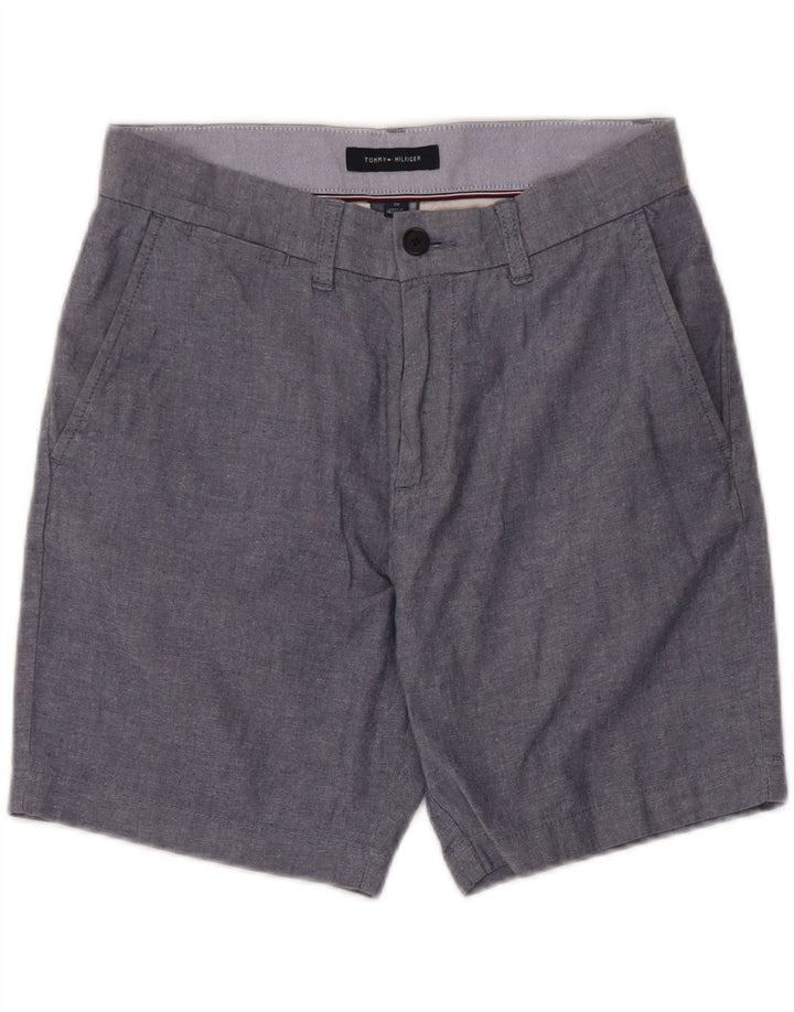 TOMMY HILFIGER Mens Chino Shorts W29 Small Blue