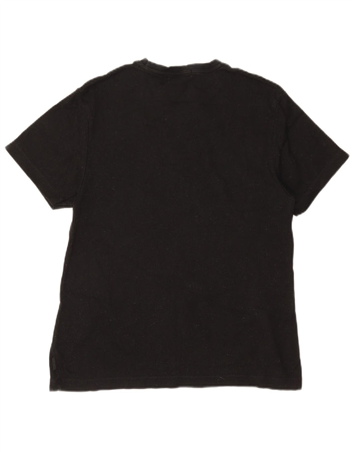 Calvin Klein Herren T-Shirt Top Small Schwarz Baumwolle