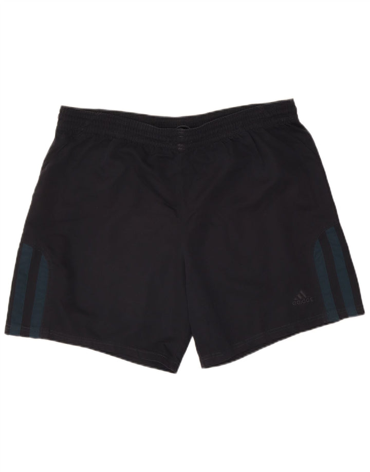 Adidas Herren Sport Shorts XL Marineblau Polyester