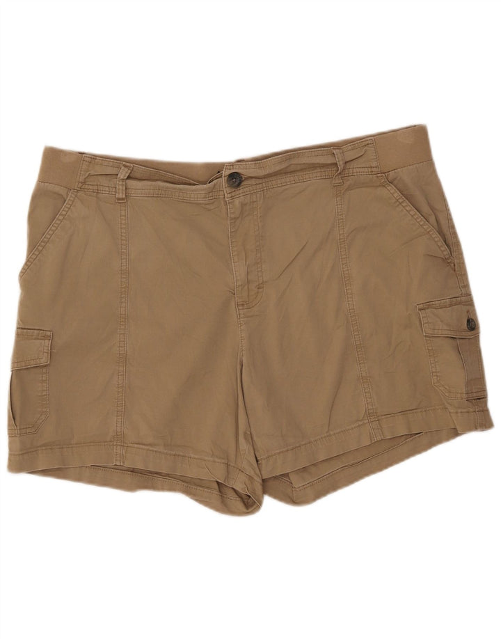 LEE Damen Cargoshorts US 20 3XL W40 Beige Baumwolle