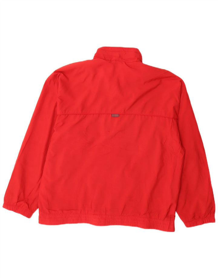Adidas Herren Trainingsanzug Top Jacke XL Rot Polyester