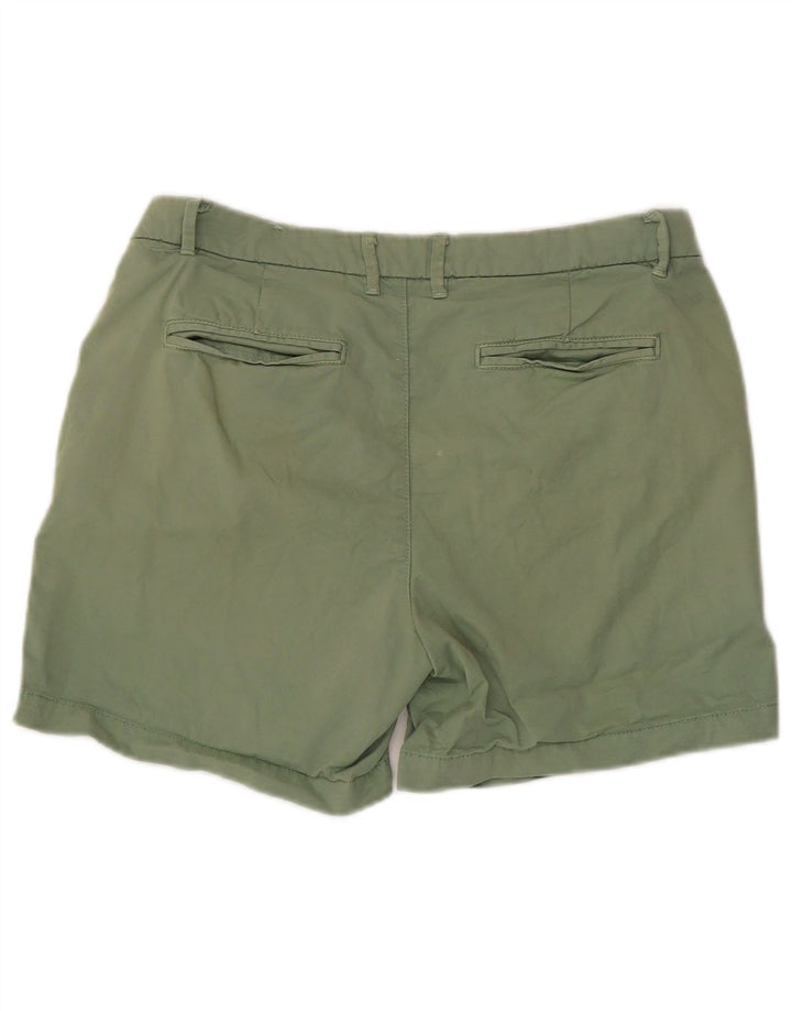 Fat Face Damen Chinoshorts US 6 Medium W30 Grüne Baumwolle