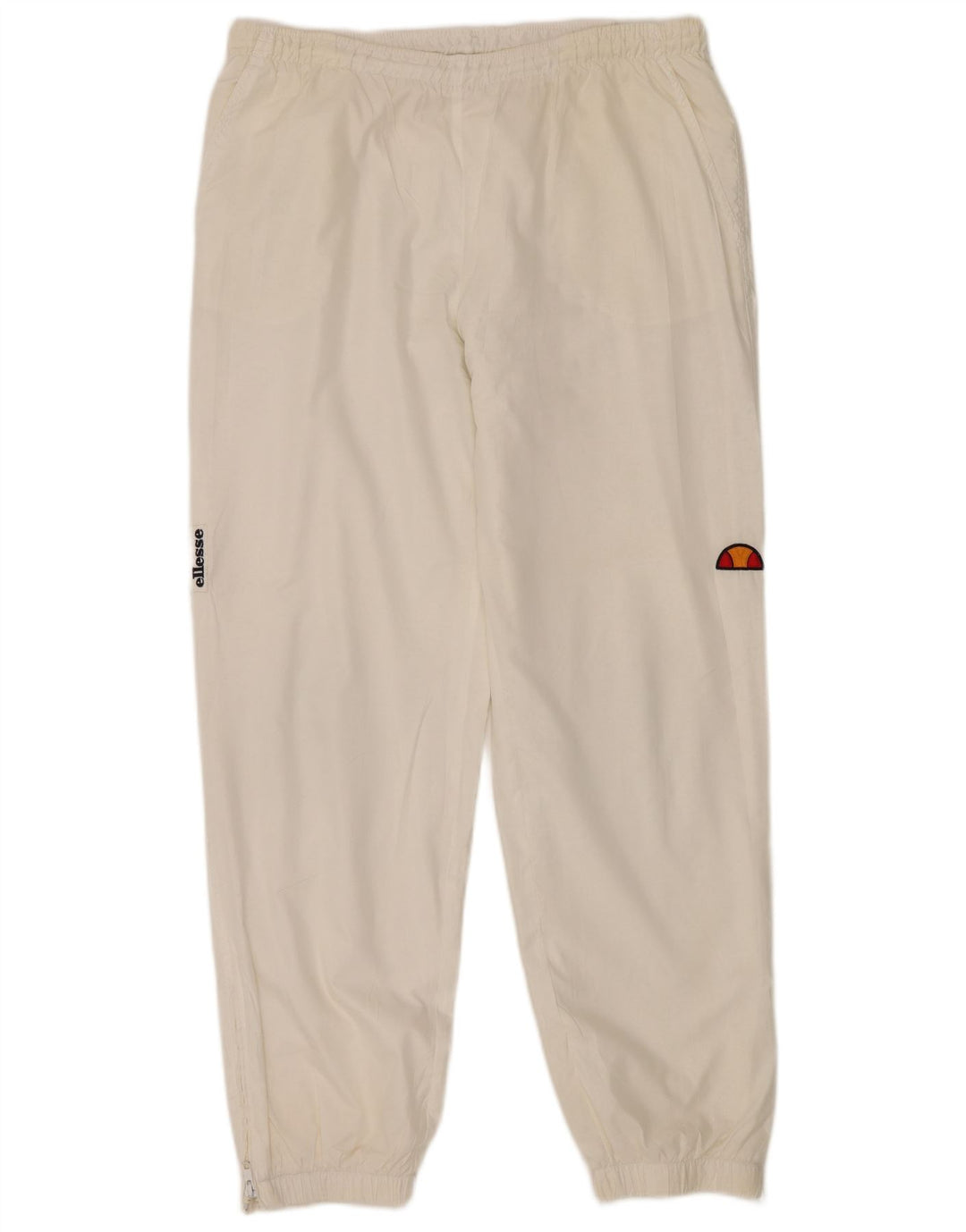 Ellesse Herren-Trainingshose, Jogginghose, Größe L, Weiß