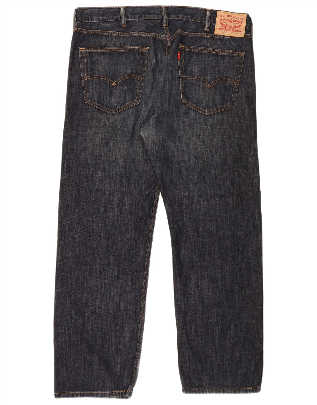 Levi's Herren 505 Straight Jeans W38 L30 Marineblau