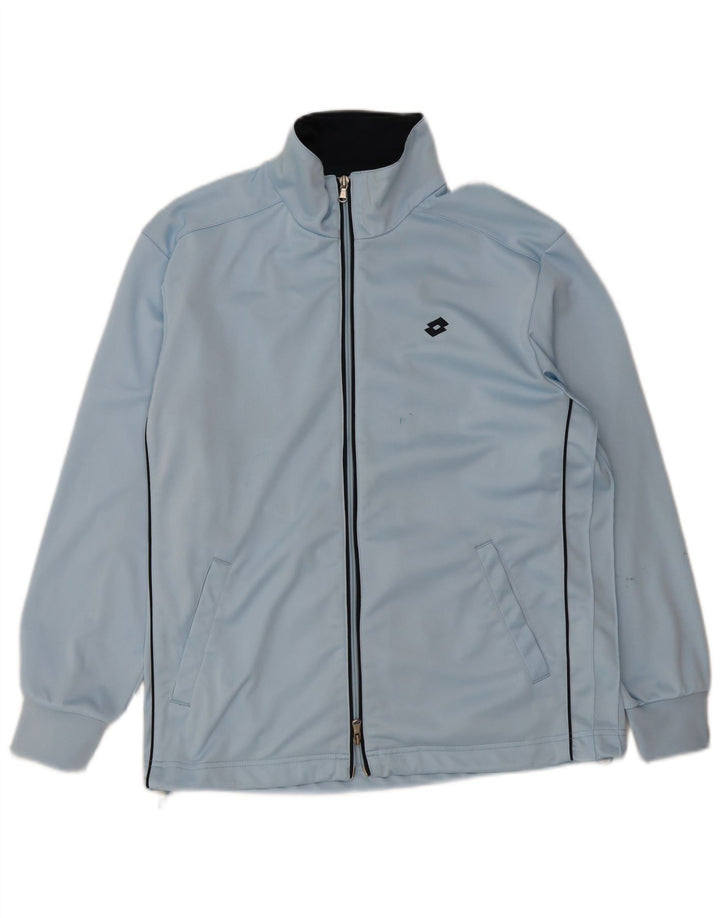 Lotto Herren-Trainingsanzug-Oberteil, Jacke, Größe L, Blau