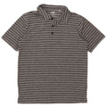 Puma Herren-Poloshirt, klein, grau gestreift, Polyester