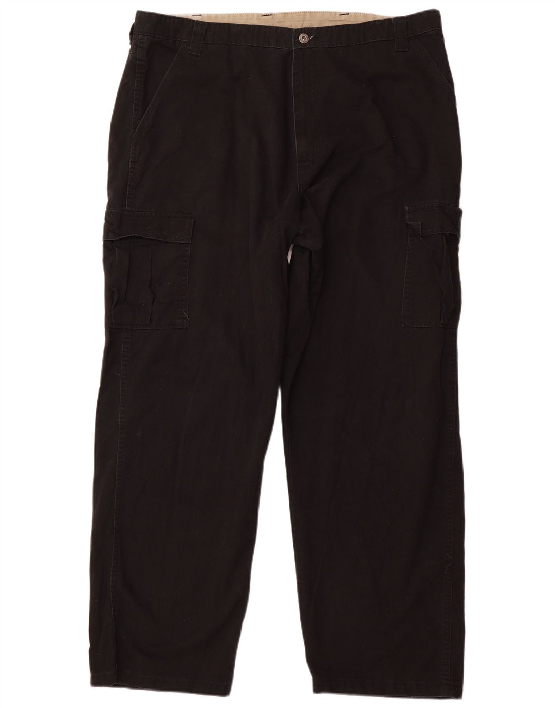WRANGLER Gerade Cargohose für Herren, W40, L32, schwarze Baumwolle