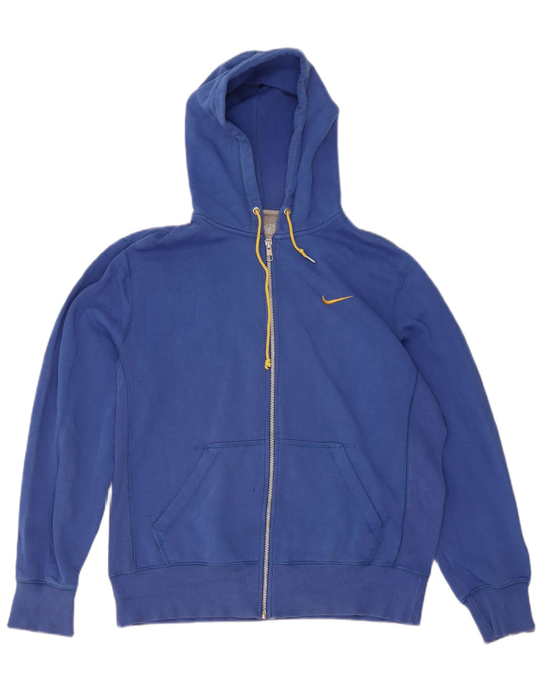 Nike Herren-Kapuzenpullover mit Reißverschluss, groß, aus blauer Baumwolle