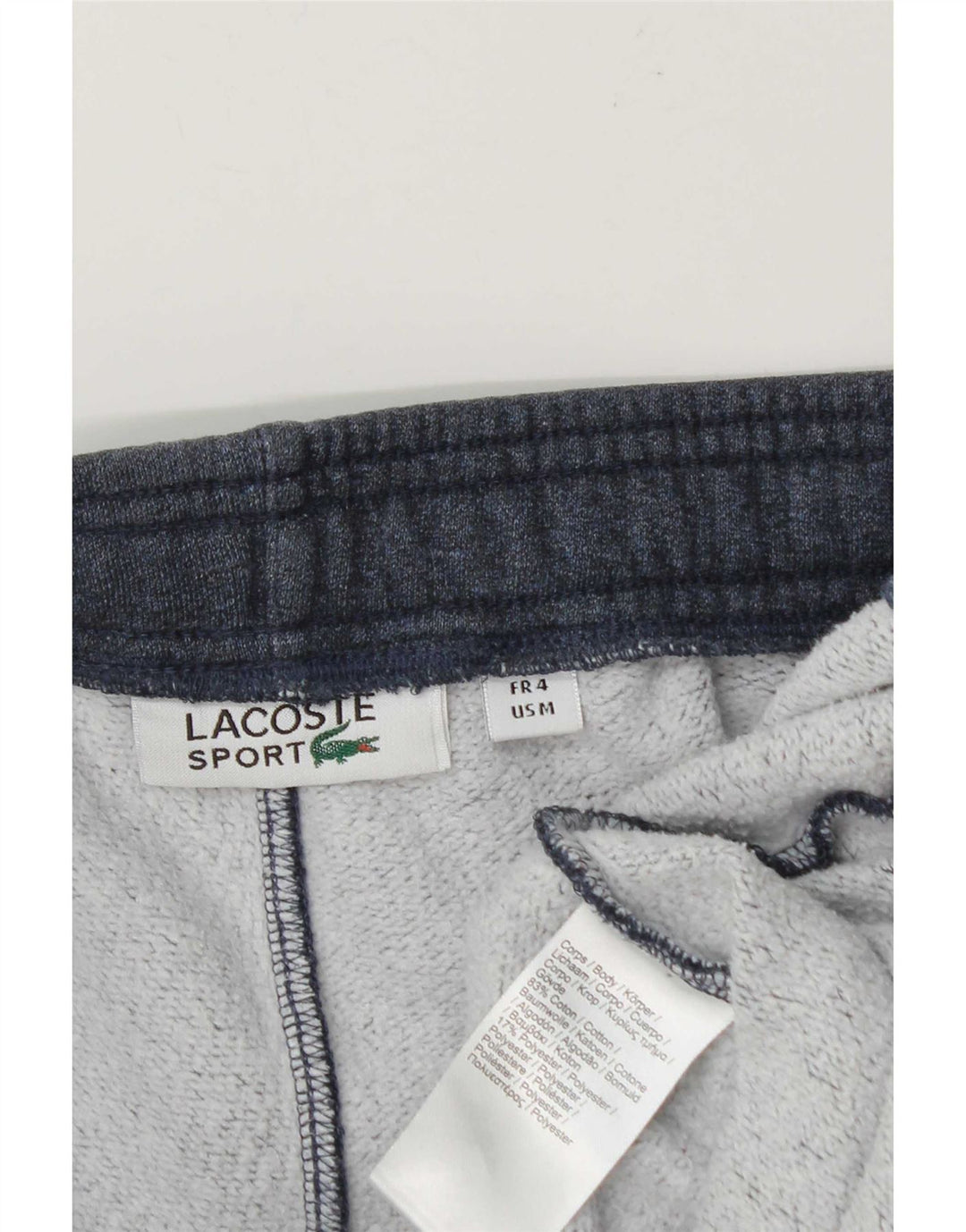 Lacoste Herren-Trainingshose, Jogginghose, Größe 4, mittelgroß, marineblau gefleckt