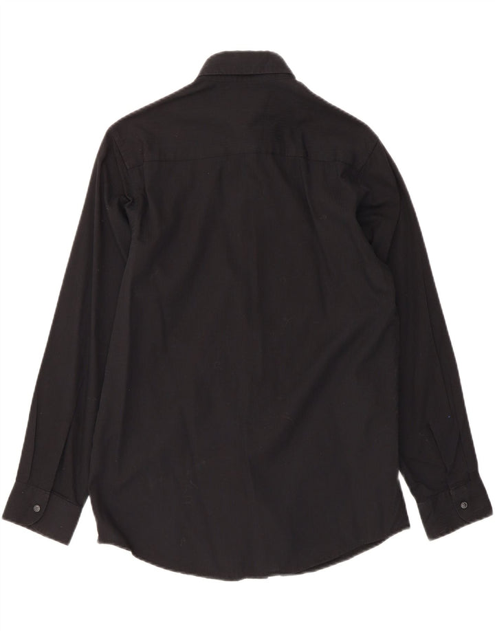 DOCKERS Boys Shirt 14-15 Years Large Black Cotton Vintage Dockers and Second-Hand Dockers from Messina Hembry 