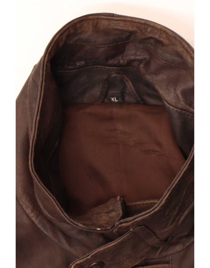 Vintage Herren Lederjacke UK 42 XL Braun