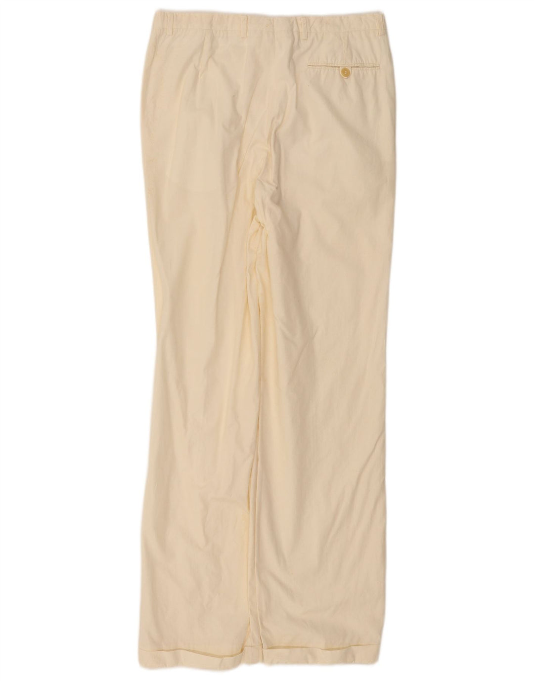 VALENTINO Herren Chino-Hose mit Pegged, W30, L32, gebrochenes Weiß