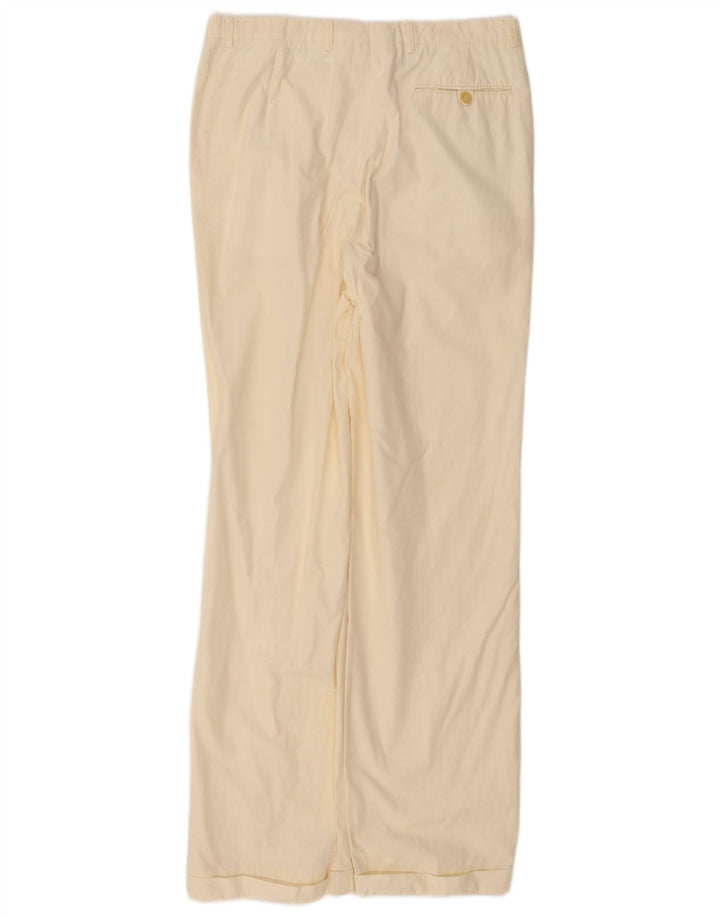 VALENTINO Herren Chino-Hose mit Pegged, W30, L32, gebrochenes Weiß