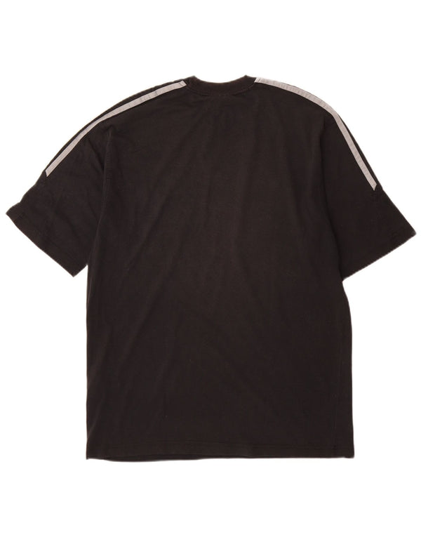 Adidas Herren T-Shirt Top Medium Schwarz Baumwolle