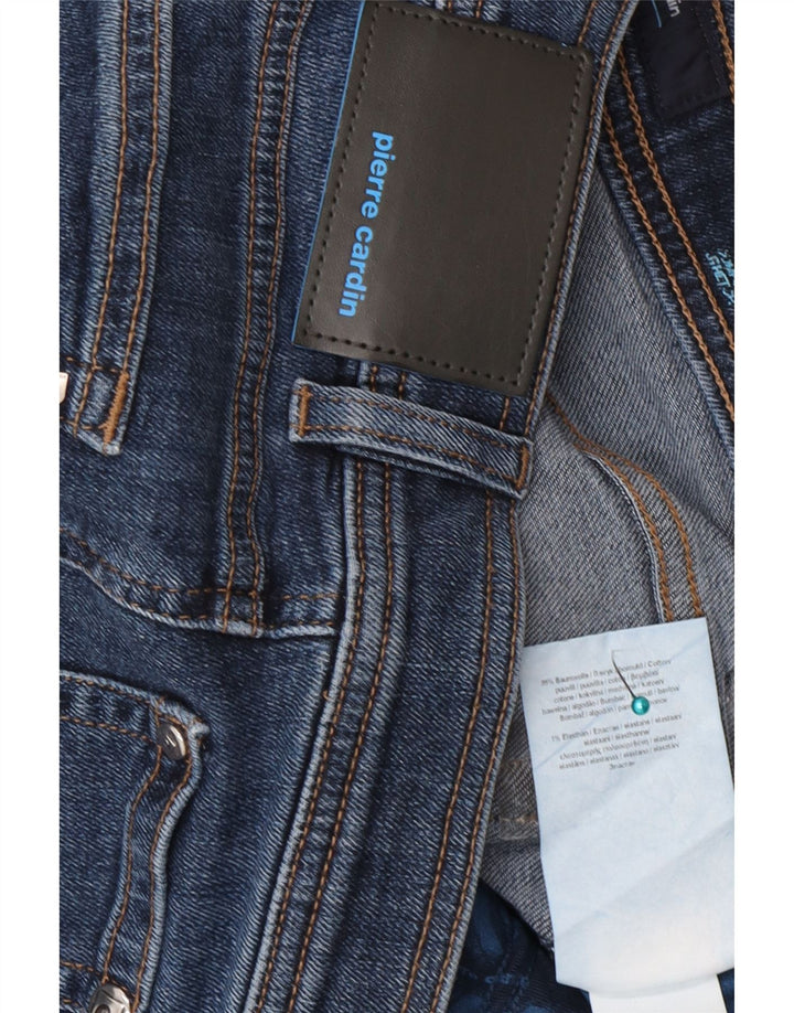 Pierre Cardin Herren Straight Jeans W34 L30 Blaue Baumwolle