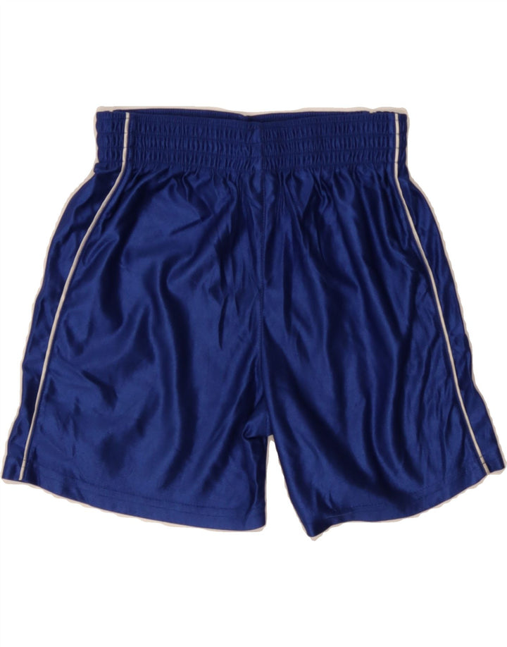 REEBOK Girls Sport Shorts 10-11 Years Medium Blue Nylon Vintage Reebok and Second-Hand Reebok from Messina Hembry 